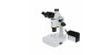 Diascopic stand shown with Z12 stereo microscope, Z12 focus mount, light source and fiber light guide (all optional)
