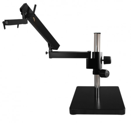 Articulating arm on pole stand